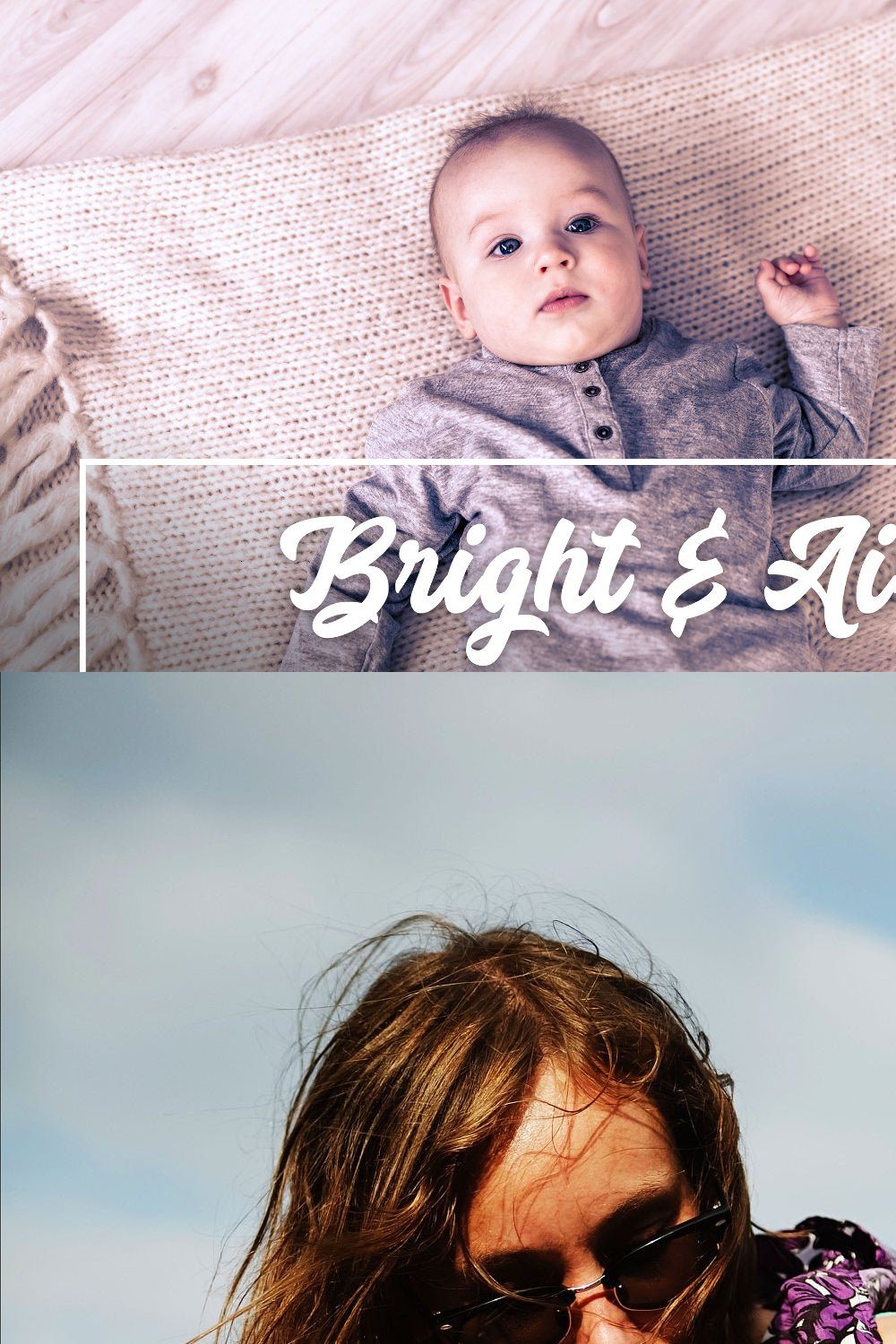 43+ Bright & Airy Lightroom Presets pinterest preview image.