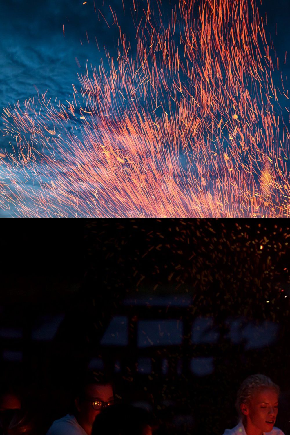 47 Campfire Spark Photo Overlays pinterest preview image.