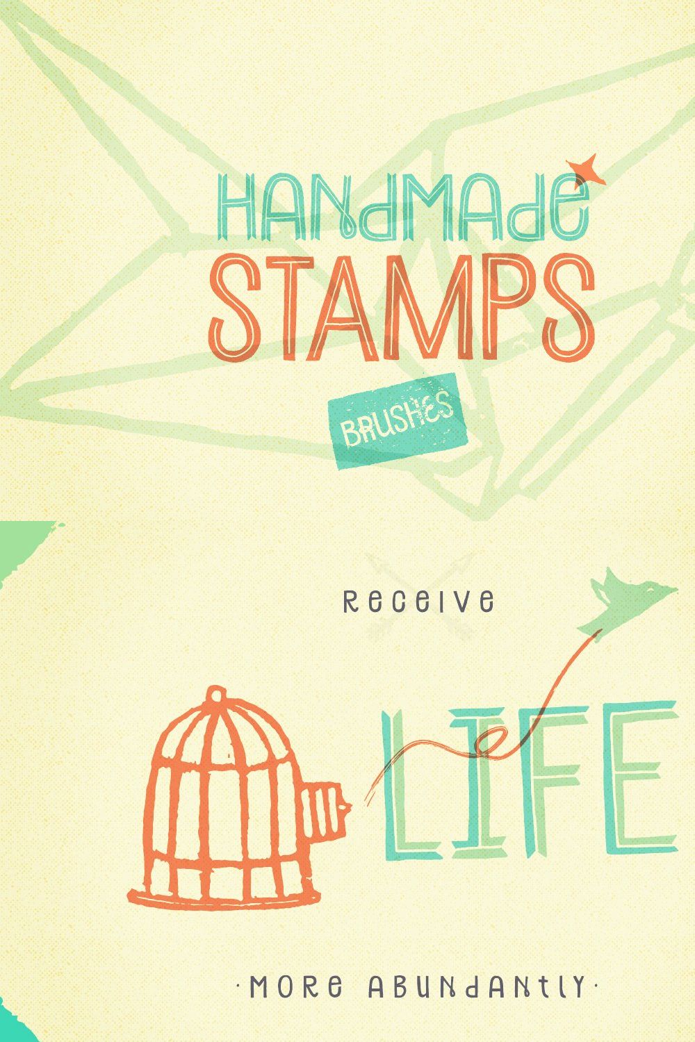 48 Handmade Stamp Brushes pinterest preview image.