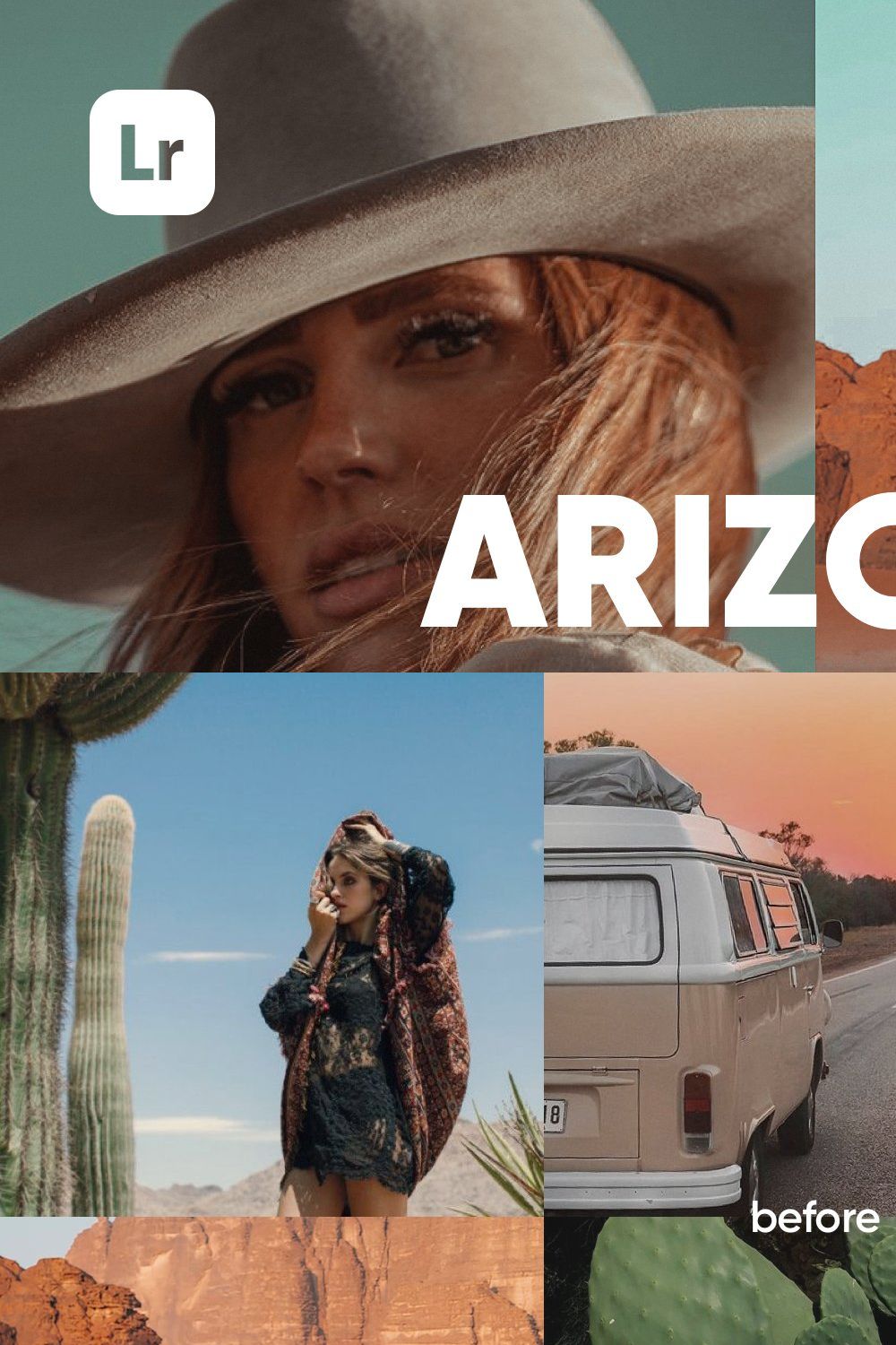 5 ARIZONA LIGHTROOM PRESETS pinterest preview image.