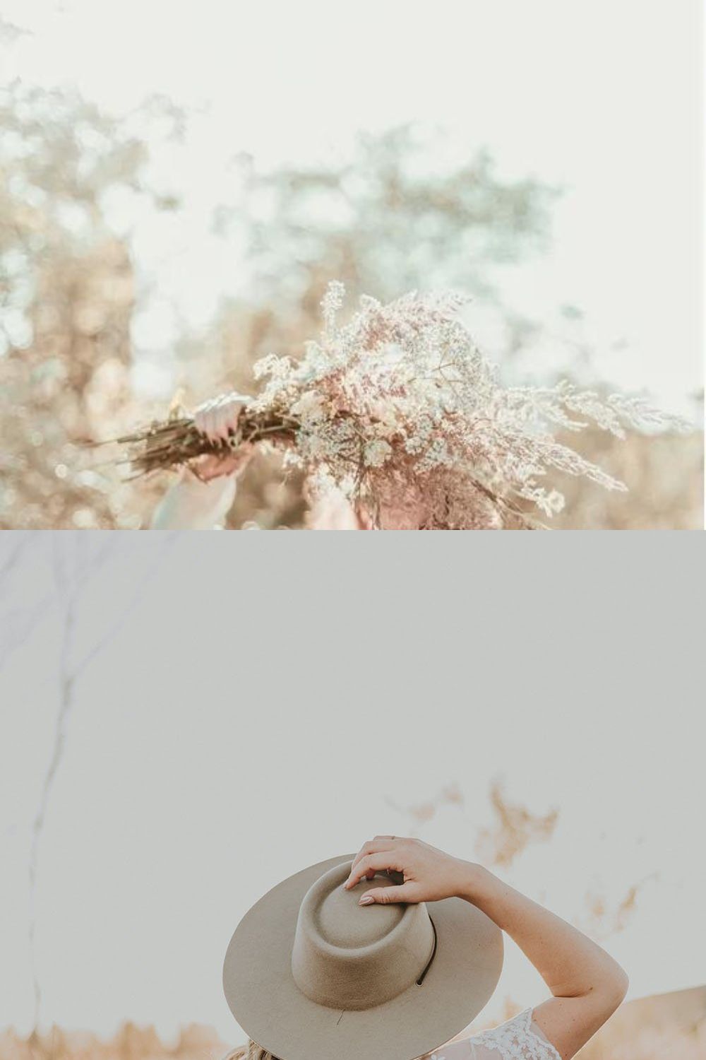 5 BOHO CREAM LIGHTROOM PRESETS pinterest preview image.