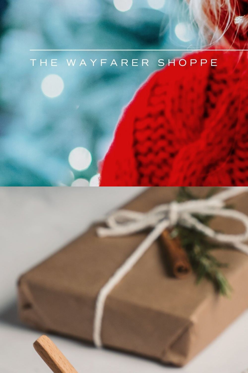 5 Christmas Lightroom Presets pinterest preview image.