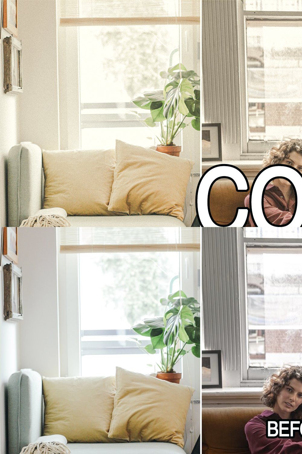 5 Cozy Lightroom Mobile Presets pinterest preview image.