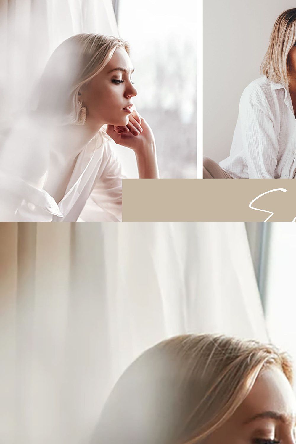 5 ECRU LIGHTROOM PRESETS pinterest preview image.