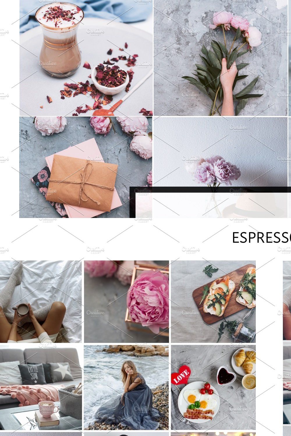 5 Mobile Presets ESPRESSO pinterest preview image.