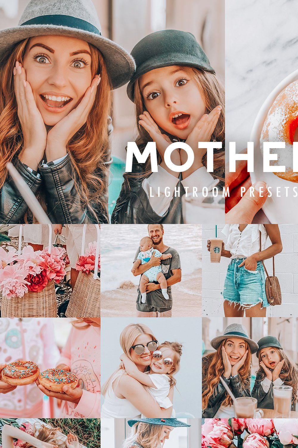 5 MOTHER LIGHTROOM PRESETS pinterest preview image.