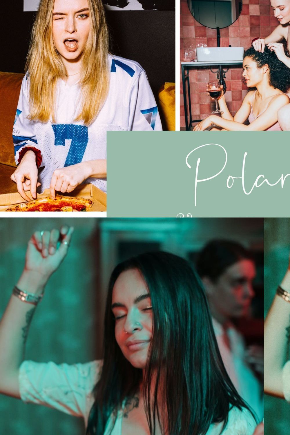 5 POLAROID FILM LIGHTROOM PRESETS pinterest preview image.