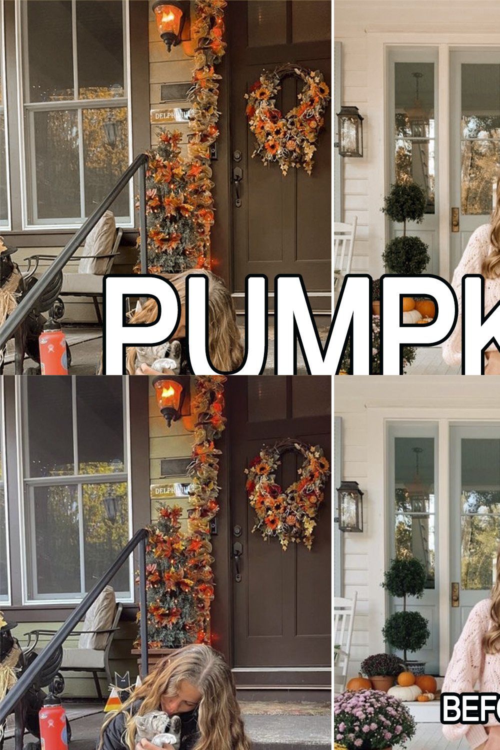 5 Pumpkin Pie Lightroom Presets pinterest preview image.