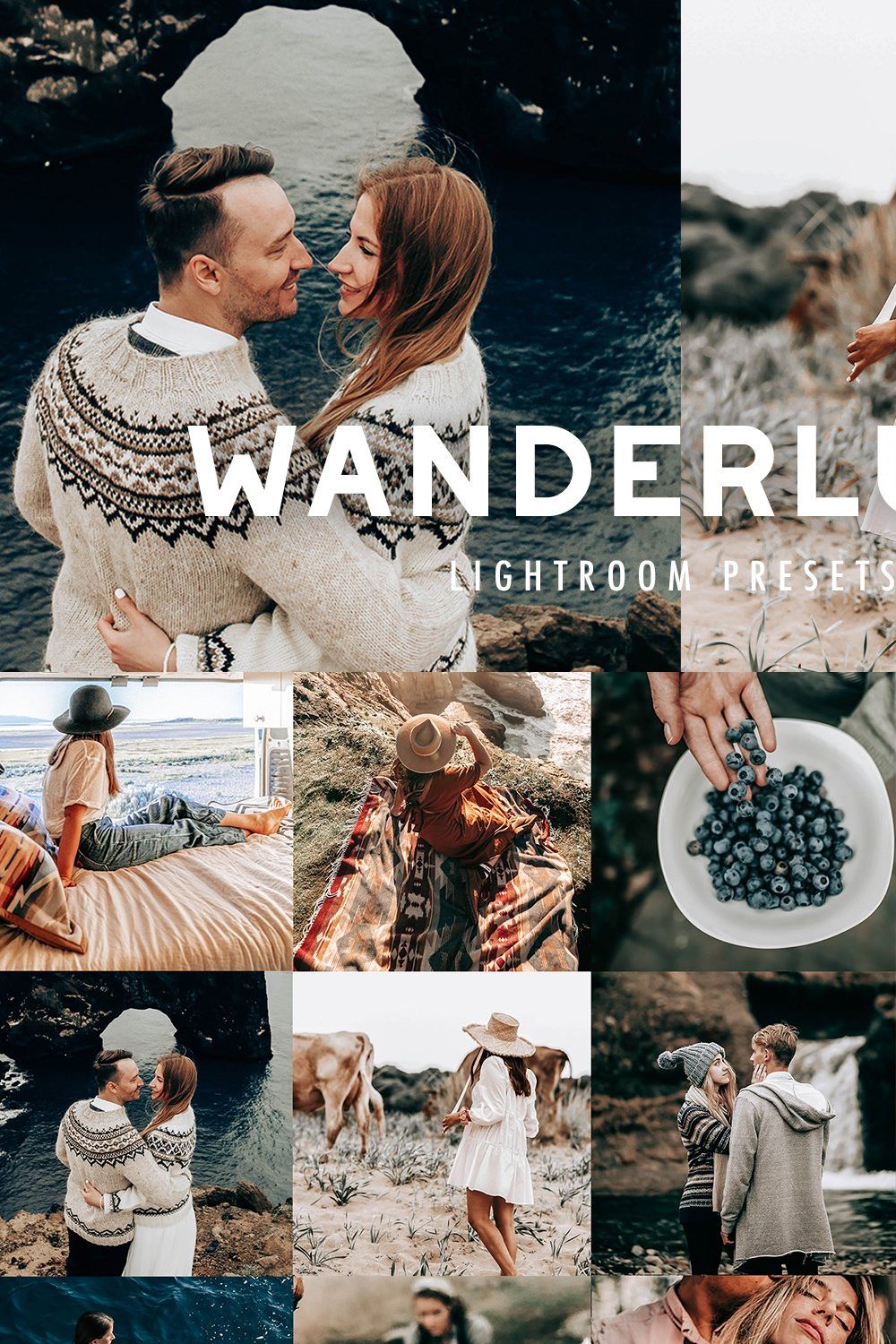 5 WANDERLUST LIGHTROOM PRESETS pinterest preview image.