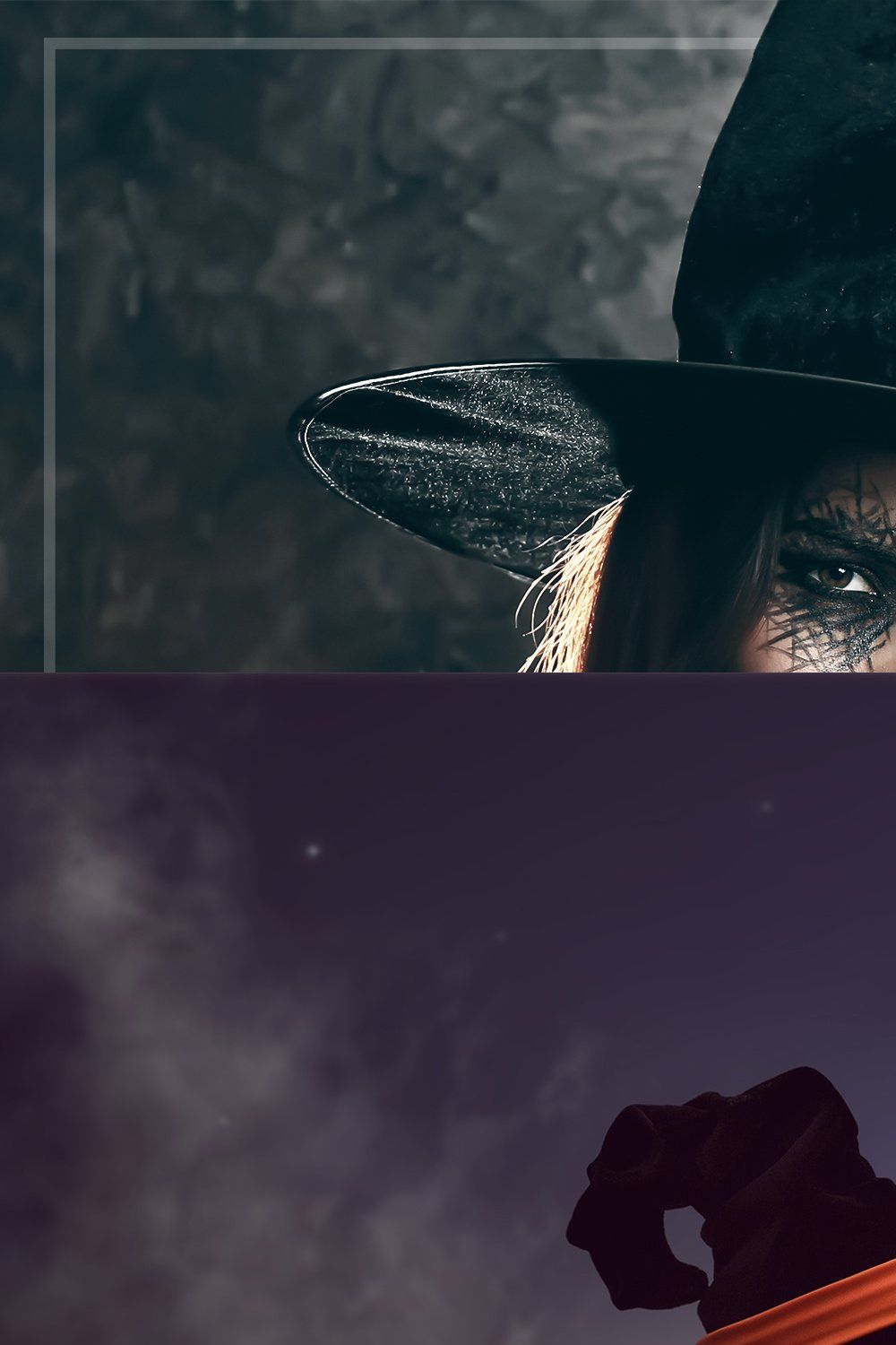 50 Atmospheric Halloween LUTs Pack pinterest preview image.