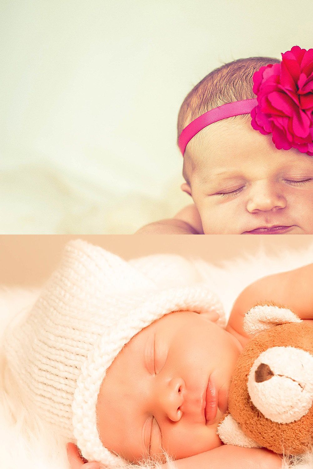 50 Baby Presets for Lightroom pinterest preview image.