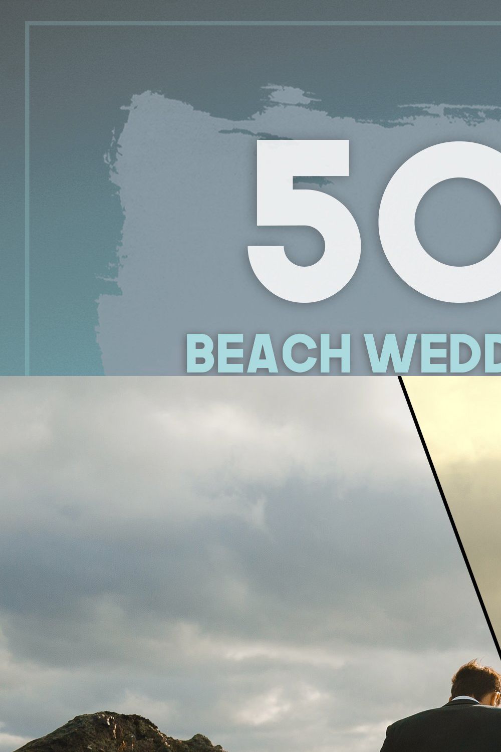 50 Beach Wedding LUTs Pack pinterest preview image.