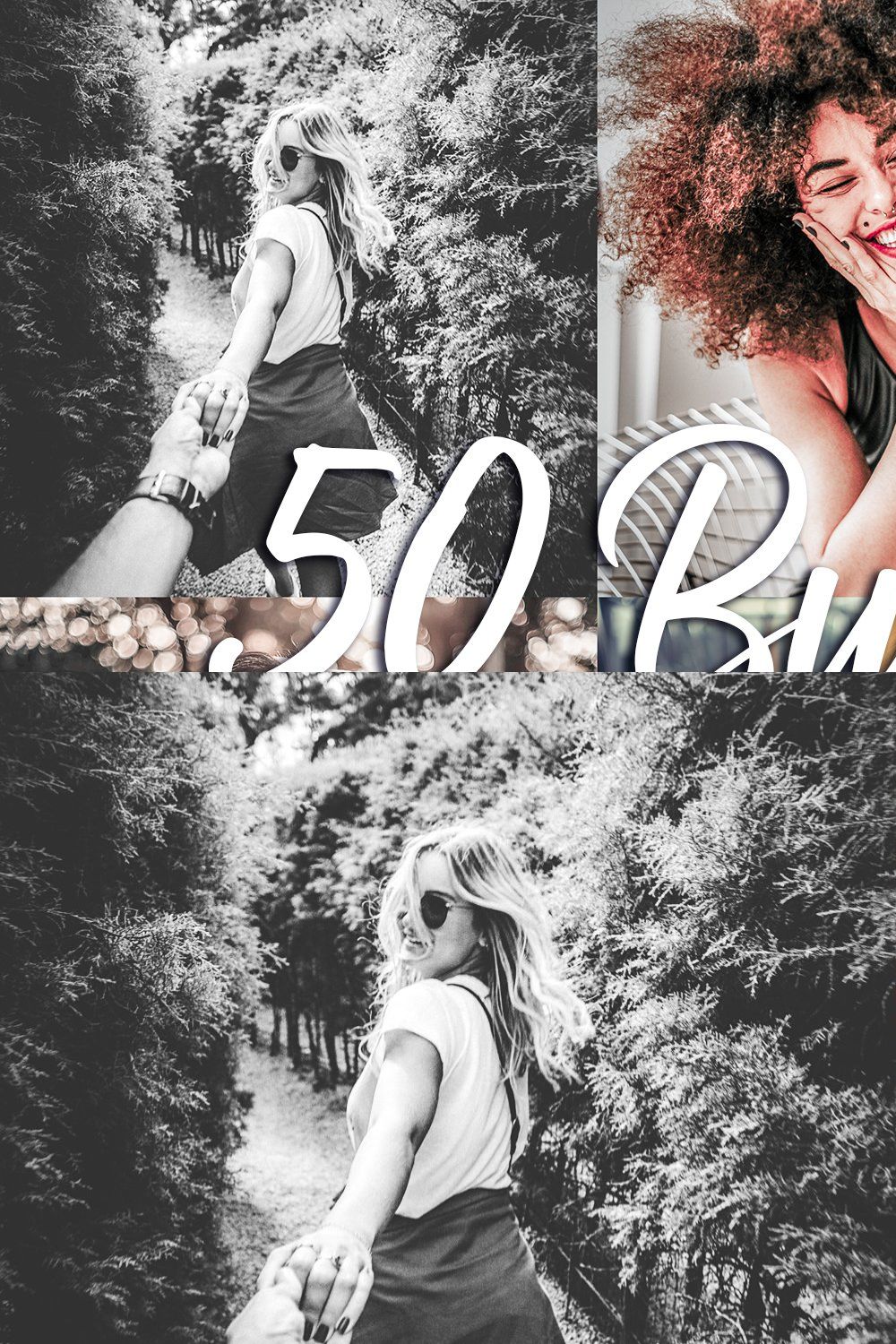 50 Lightroom CC Presets Bundle 2 pinterest preview image.