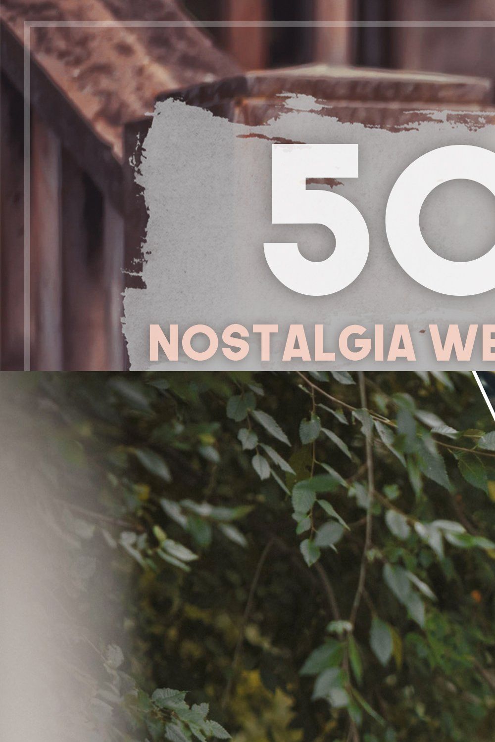 50 Nostalgia Wedding LUTs Pack pinterest preview image.