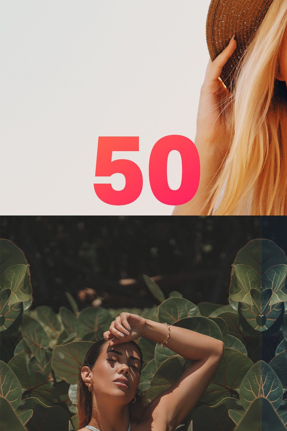 50 Nostalgic Films Lightroom Presets pinterest preview image.