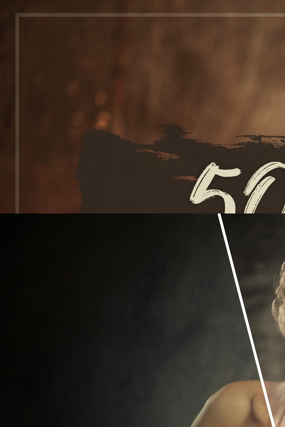 50 Old Look LUTs Pack pinterest preview image.