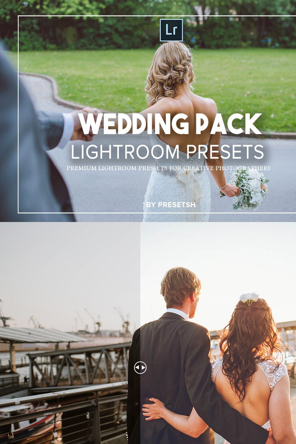 50 Pro Wedding Presets Collection pinterest preview image.