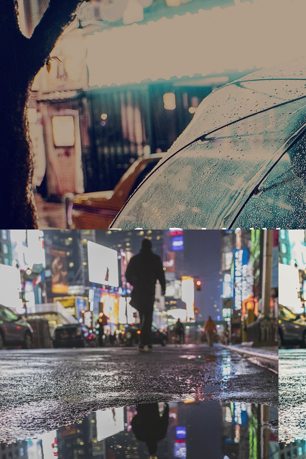 50 Rainy Japan Lightroom Presets pinterest preview image.