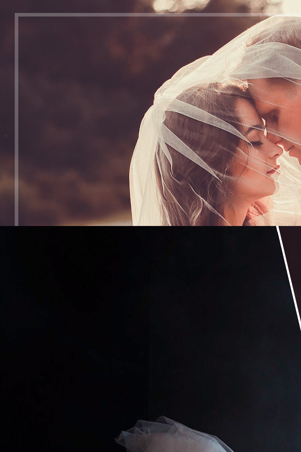 50 Romantic Wedding LUTs Pack pinterest preview image.