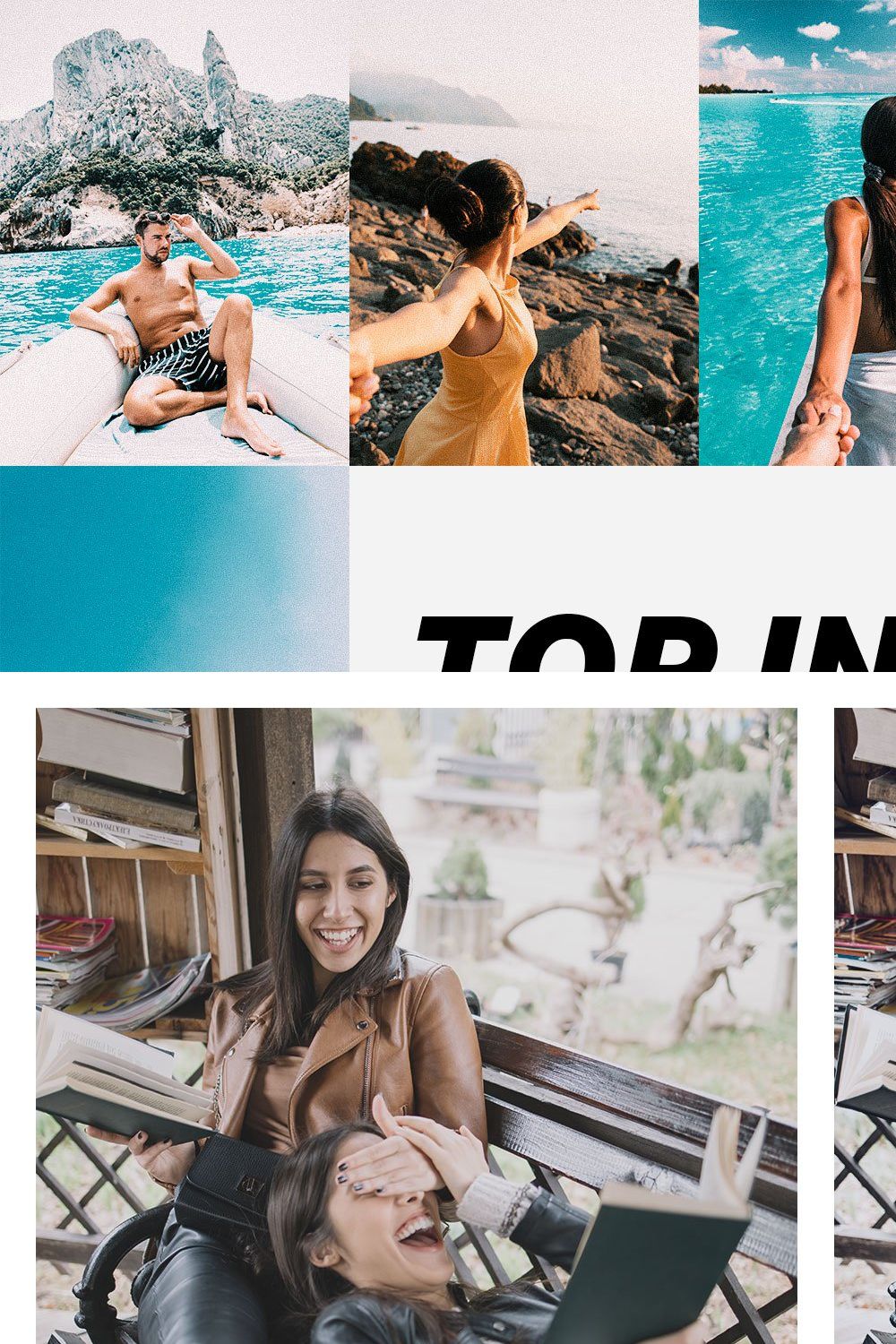 50 Top Influencer Lightroom Presets pinterest preview image.