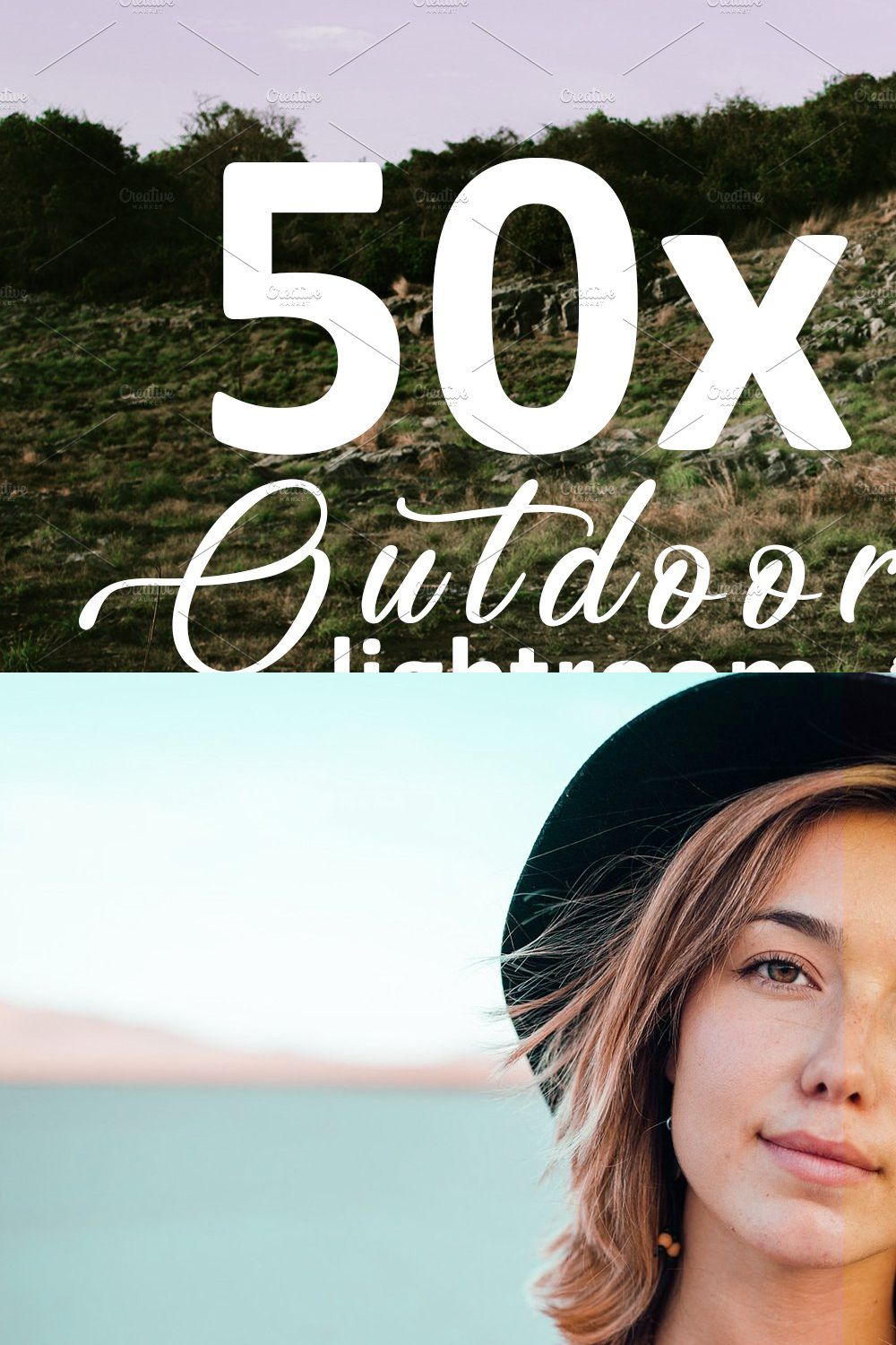 50xoutdoor Lightroom Presets pinterest preview image.