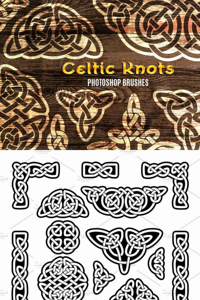 58 Celtic Knots Brushes MasterBundles