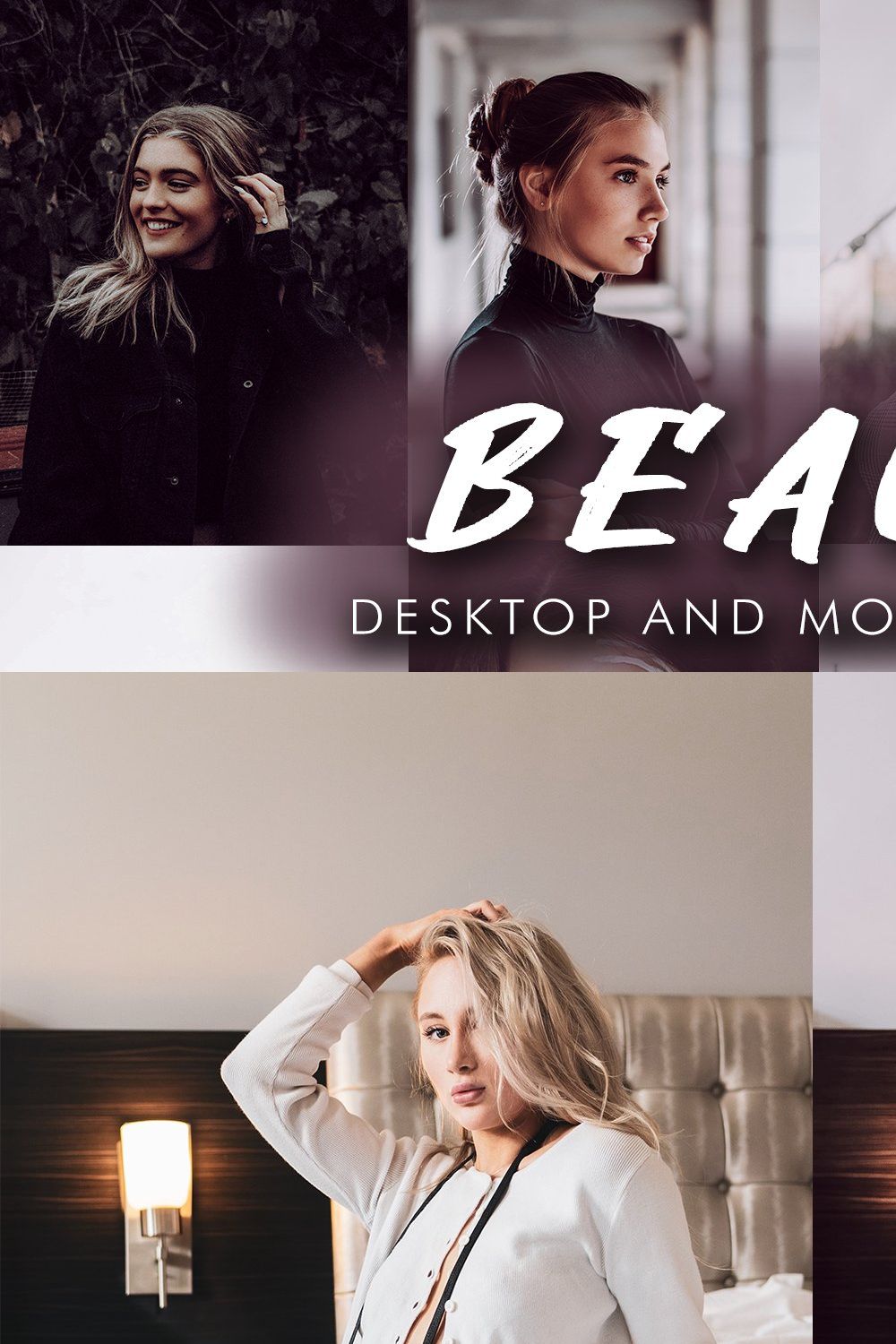 6 Beauty Lightroom Presets pinterest preview image.