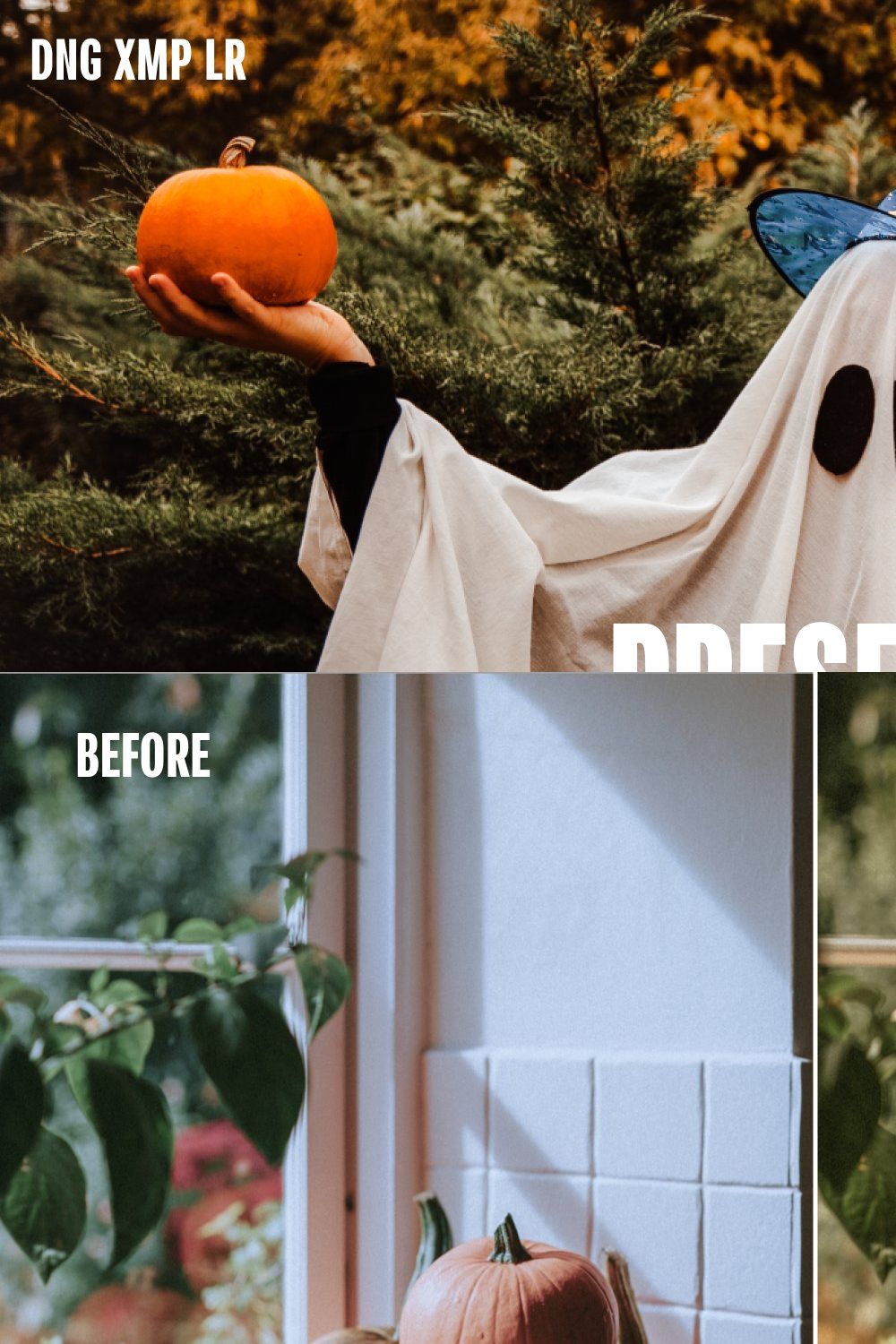 6 Halloween Mobile and Desktop PRESE pinterest preview image.