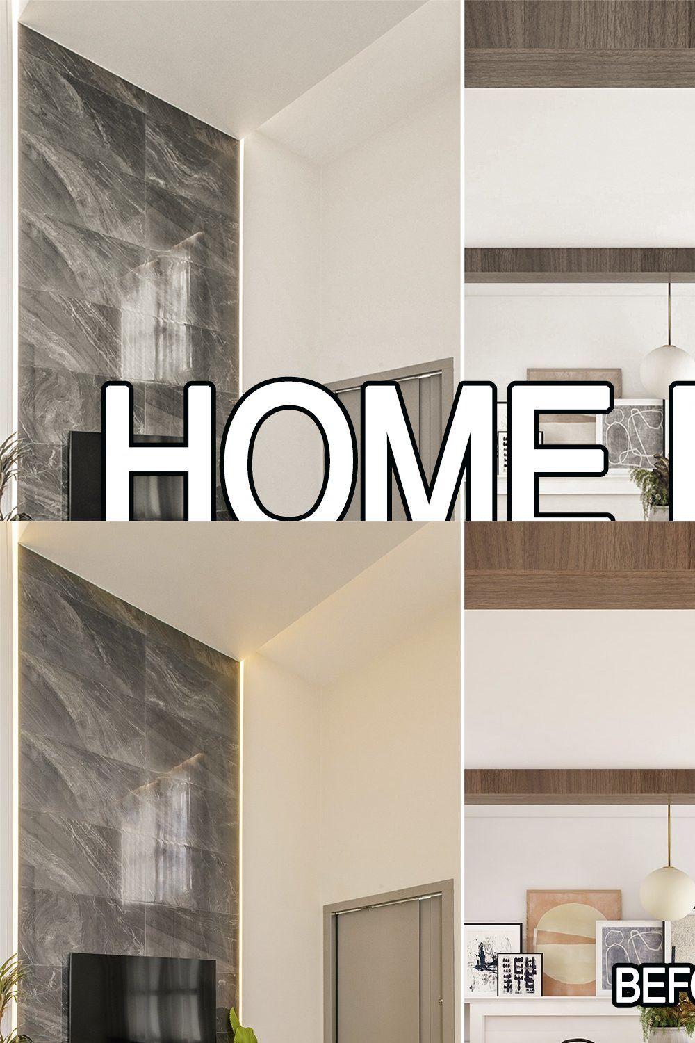 6 Home Decor Lightroom presets pinterest preview image.