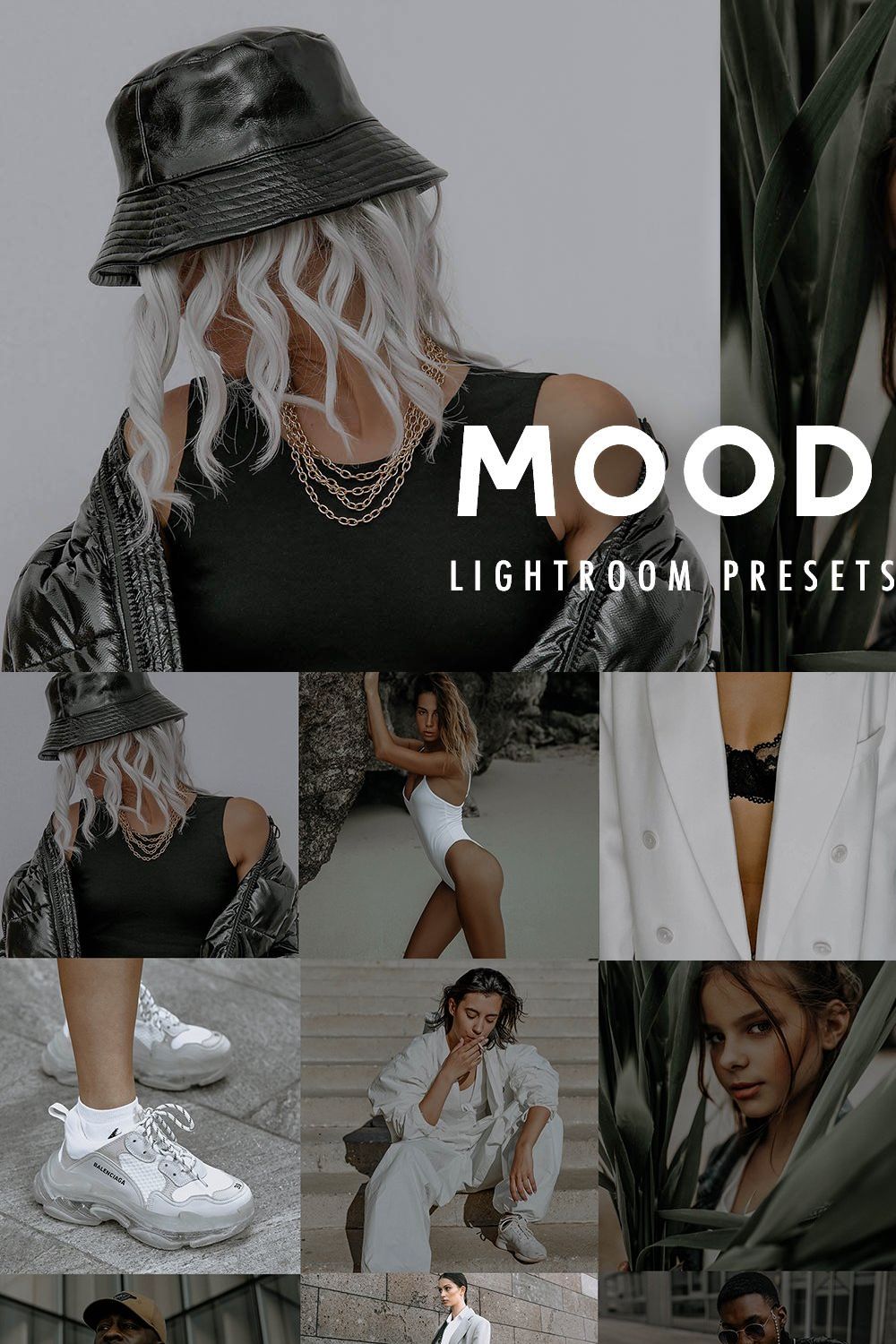 6 MOODY INSTAGRAM LIGHTROOM PRESETS pinterest preview image.