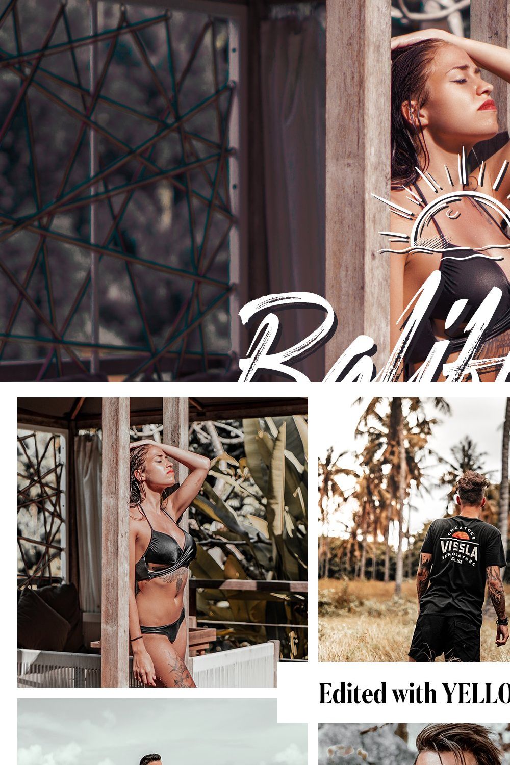 60+ Balifornia Presets Bundle pinterest preview image.