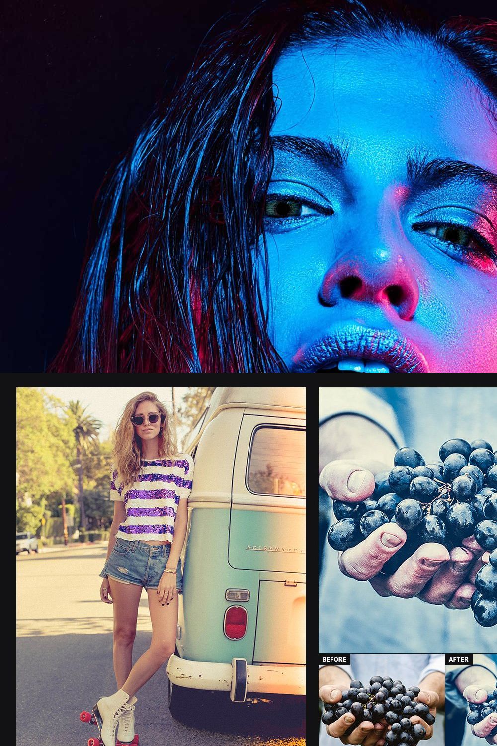 600 Premium Presets for Lr and Ps pinterest preview image.