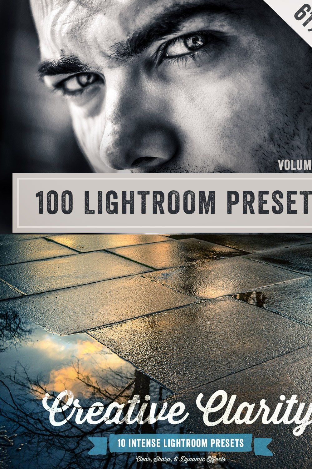 61% Off - 100 Lightroom Presets v1 pinterest preview image.