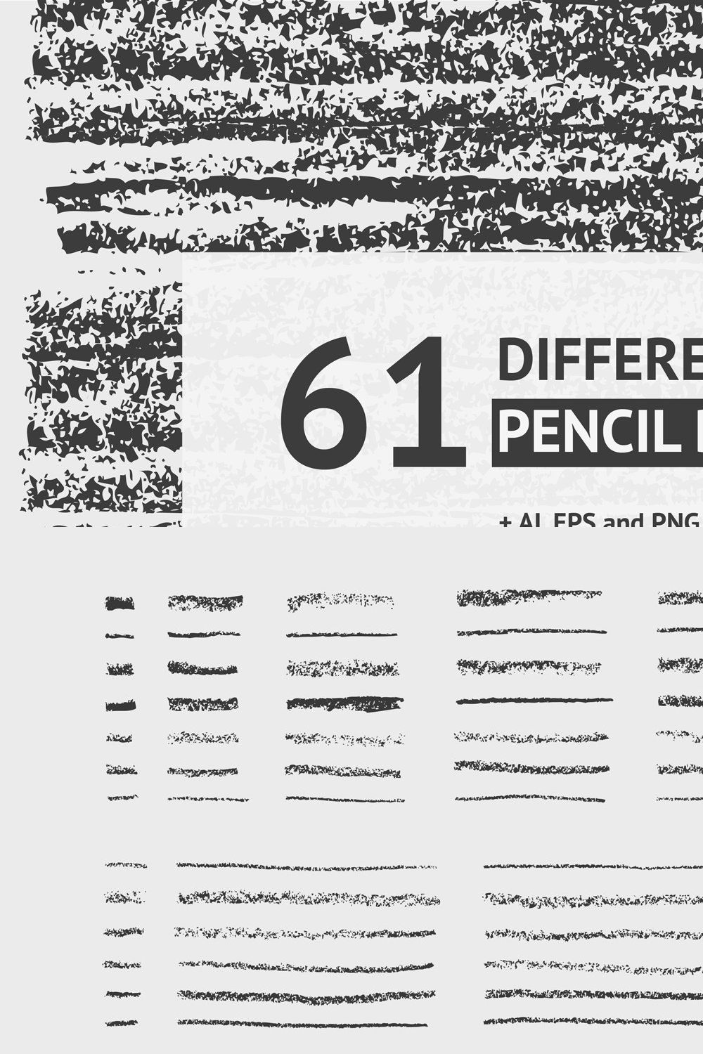 61 textured vector pencil bruhes pinterest preview image.
