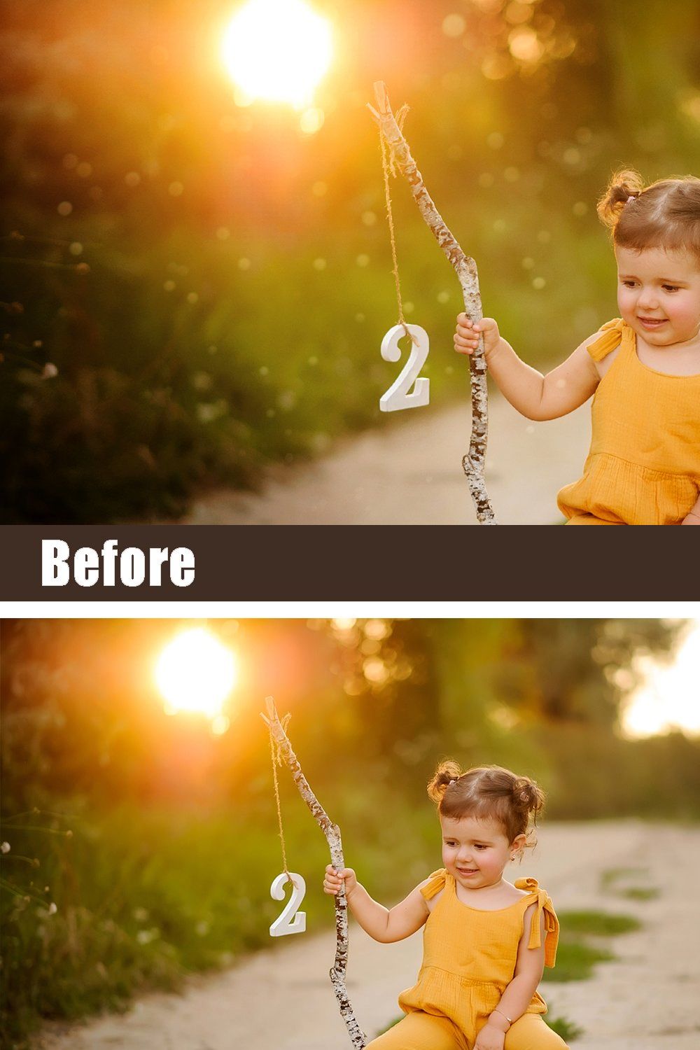 65 Sun ray overlay, natural light pinterest preview image.