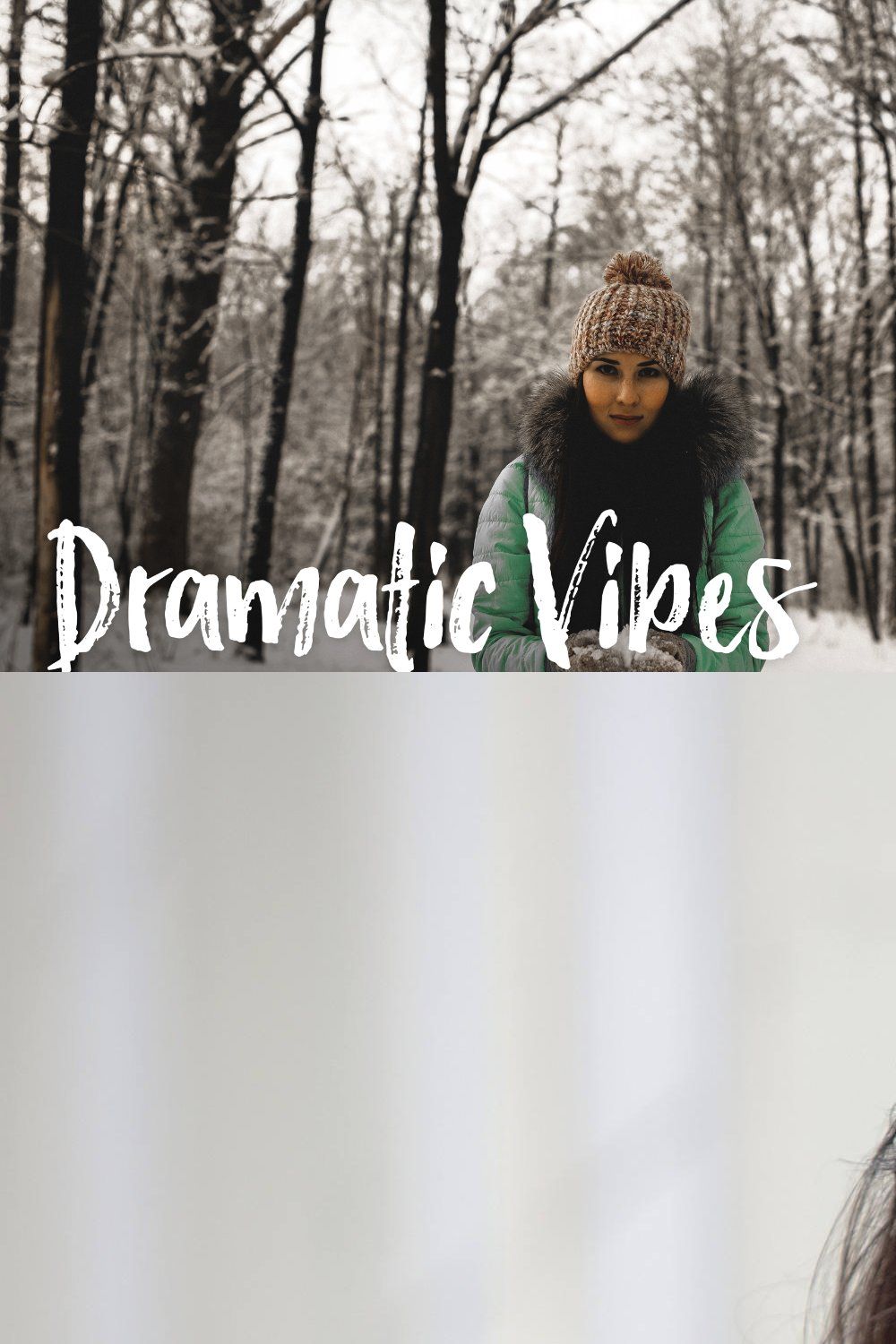 68+ Dramatic Vibes Lightroom Presets pinterest preview image.