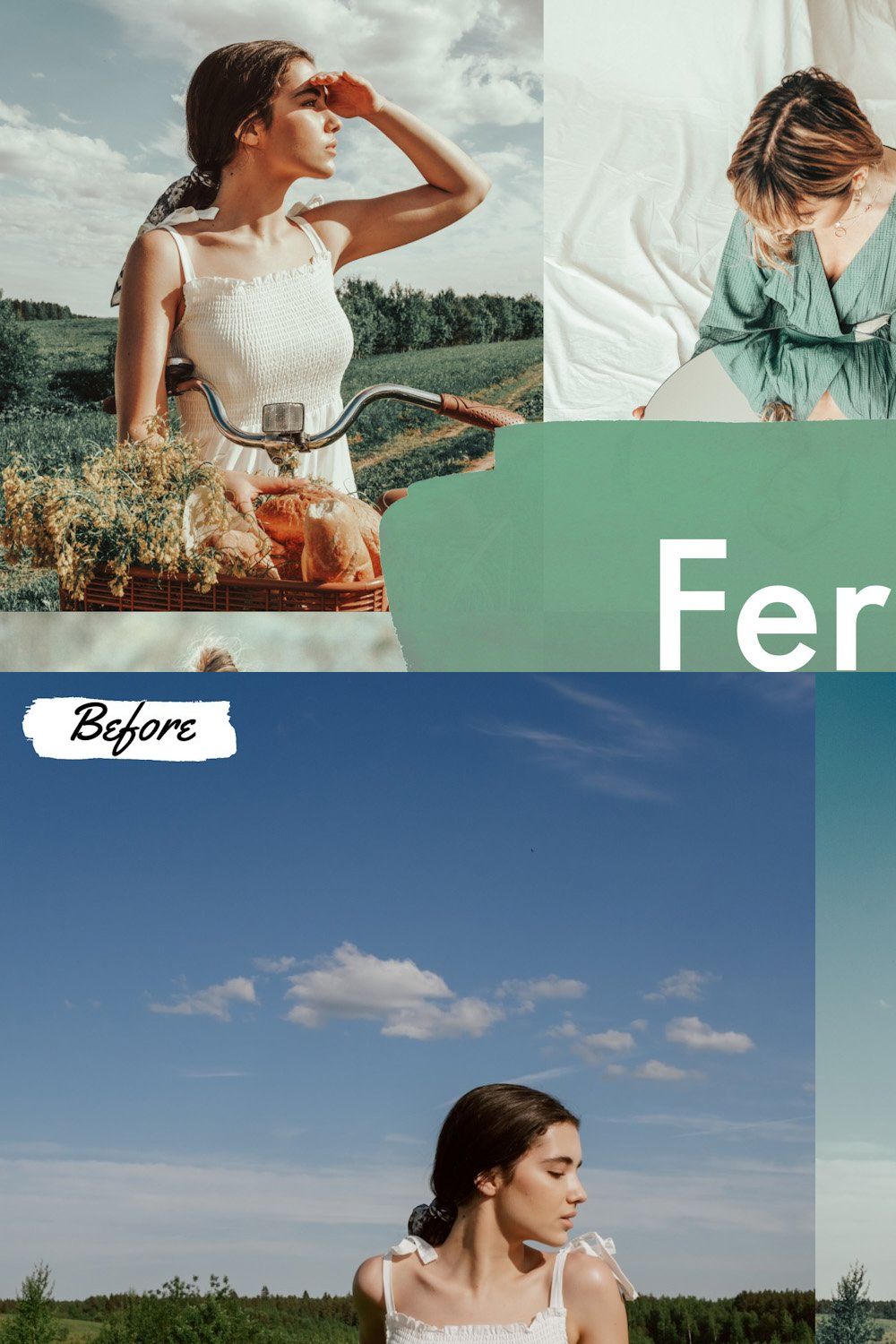 7 Fern Mobile Lightroom Presets pinterest preview image.