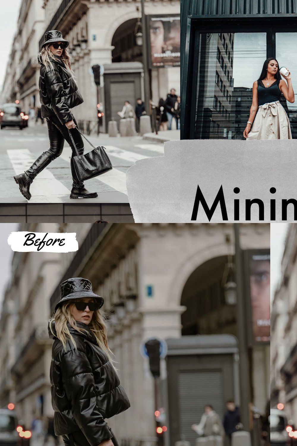 7 Minimal Mobile Lightroom Presets pinterest preview image.