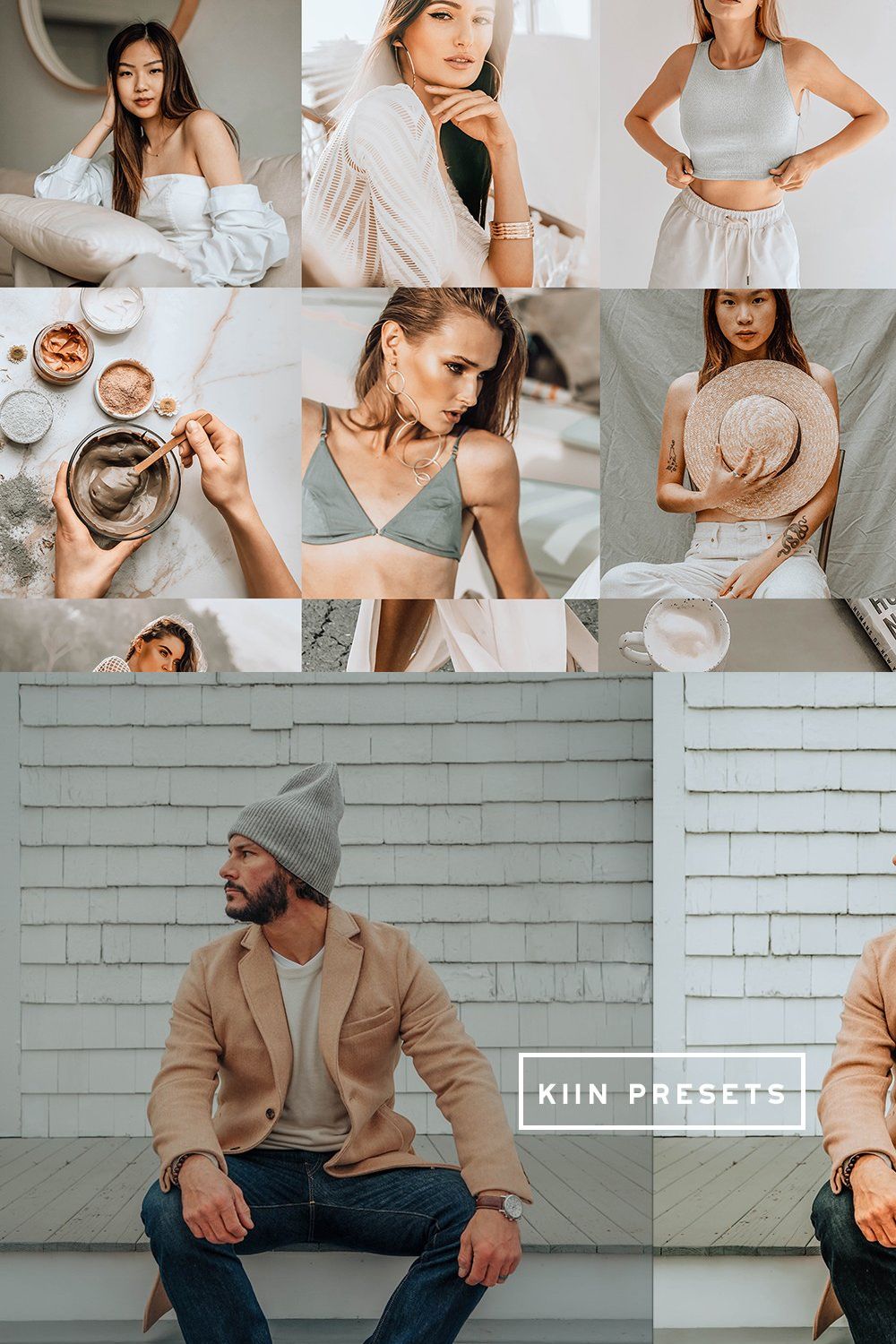 7 NATURAL LIGHTROOM MOBILE PRESETS pinterest preview image.