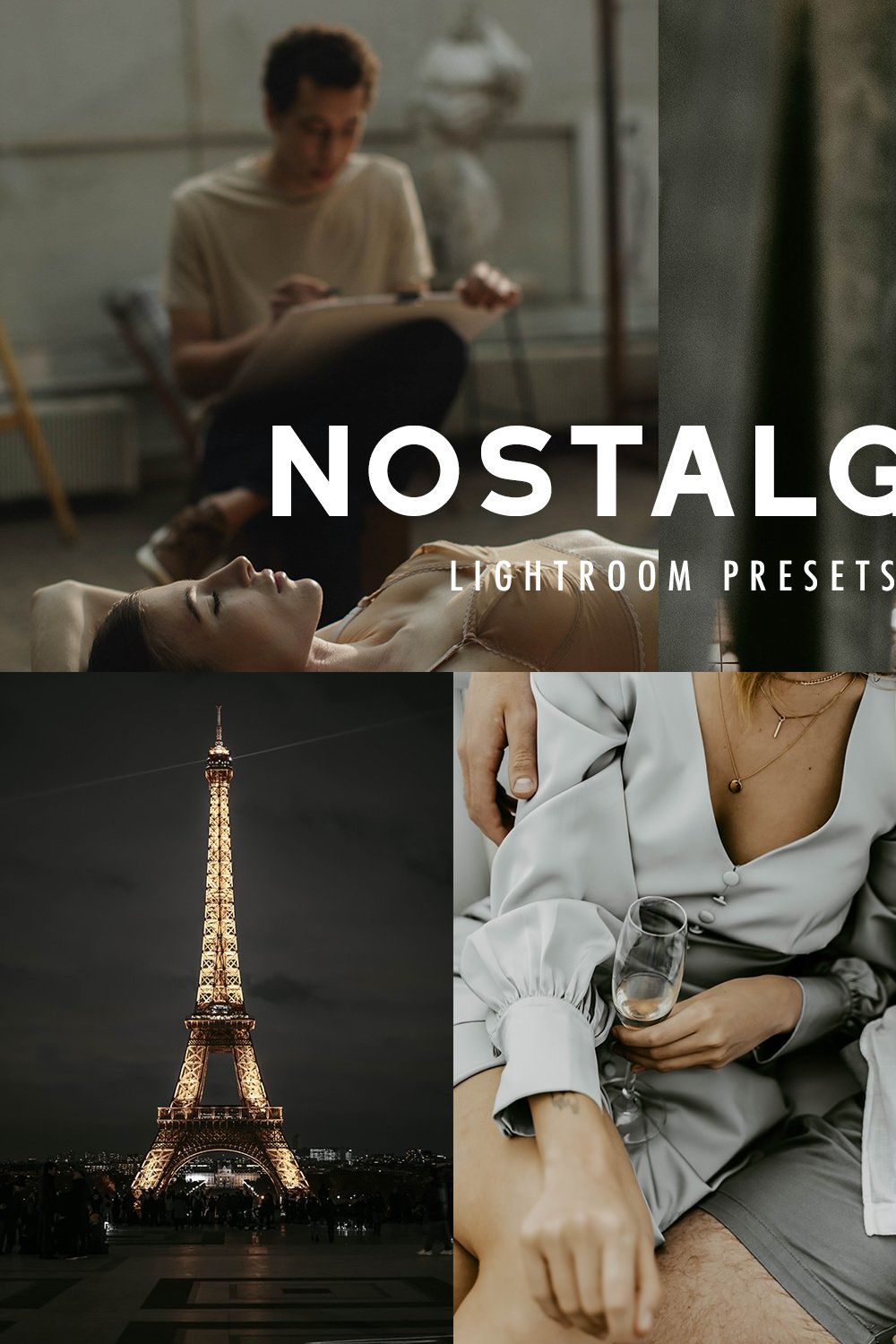 7 NOSTALGIA LIGHTROOM PRESETS pinterest preview image.