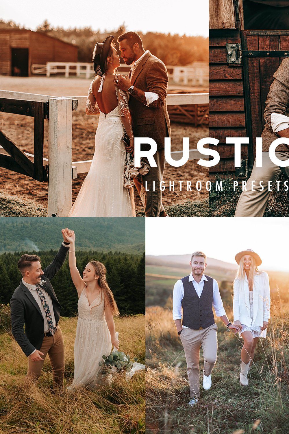 7 RUSTIC BOHO LIGHTROOM PRESETS pinterest preview image.