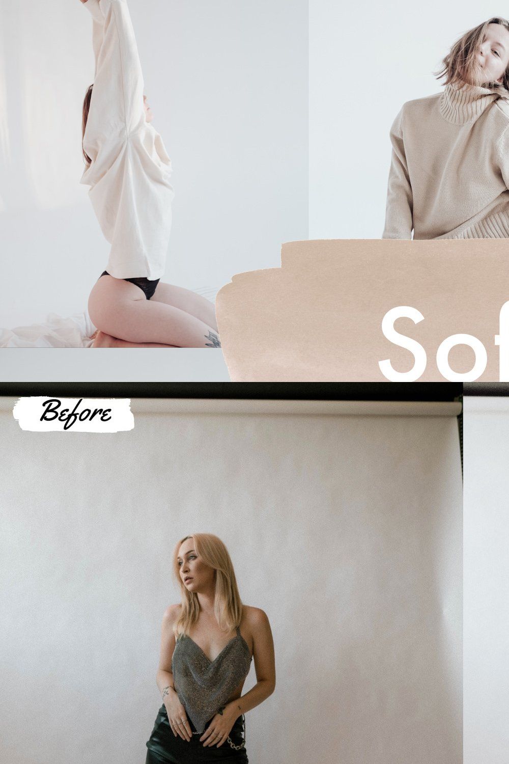 7 Soft Mobile Lightroom Presets pinterest preview image.