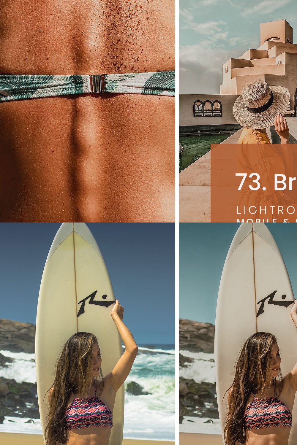 73. Bronzee Presets pinterest preview image.