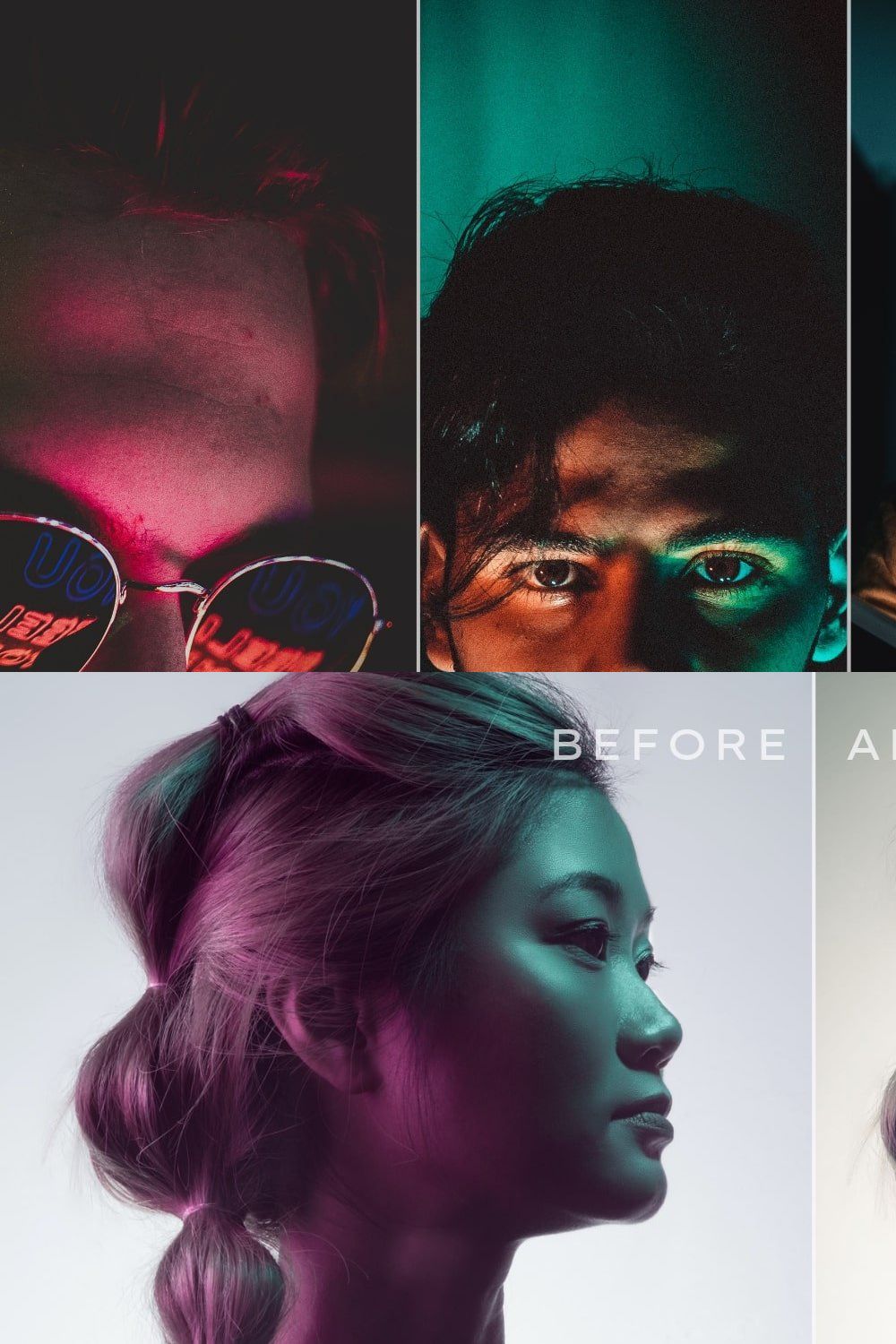 74 Dramatic Lightroom Presets pinterest preview image.