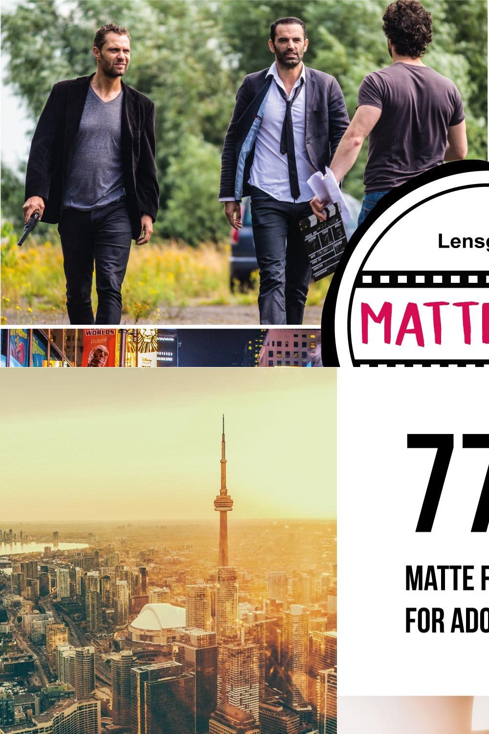 77 Matte Lightroom Presets pinterest preview image.
