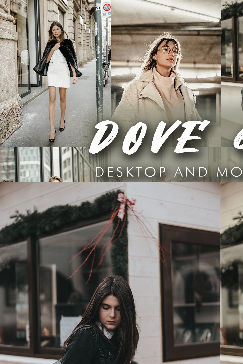 8 Dove Grey Lightroom Presets pinterest preview image.