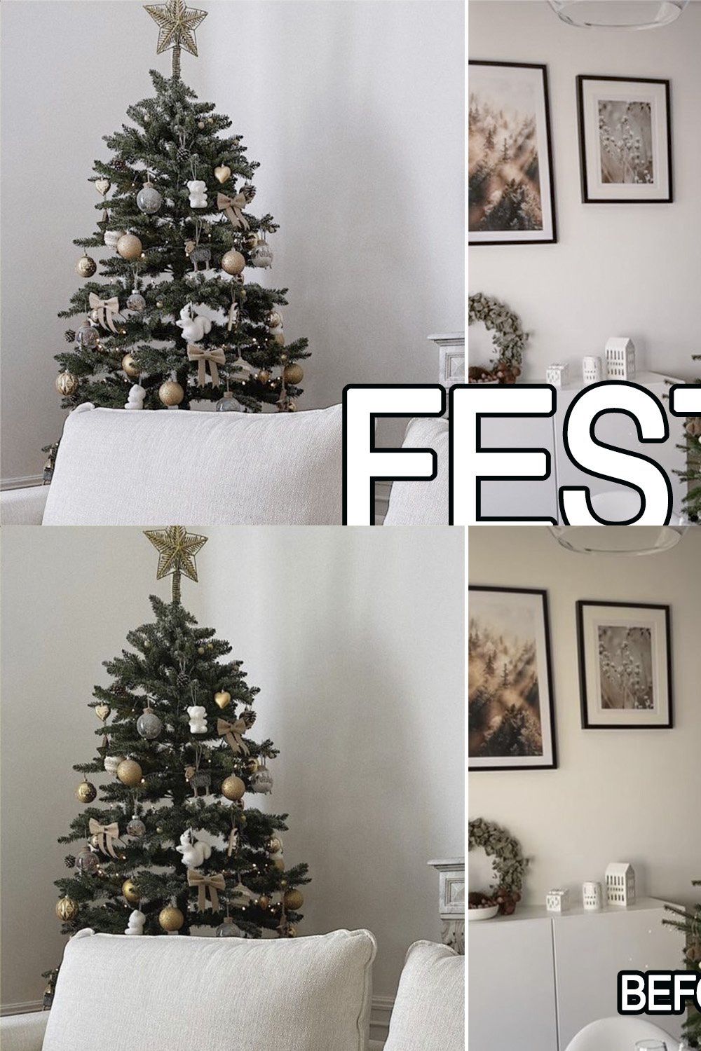 8 Festive Mobile Lightroom Presets pinterest preview image.