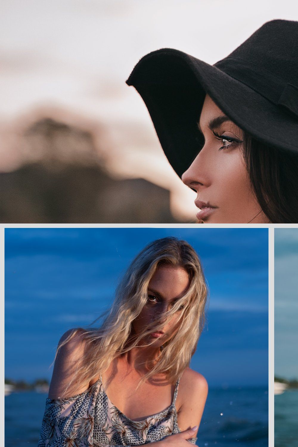 8 Portrait Film Look Presets pinterest preview image.