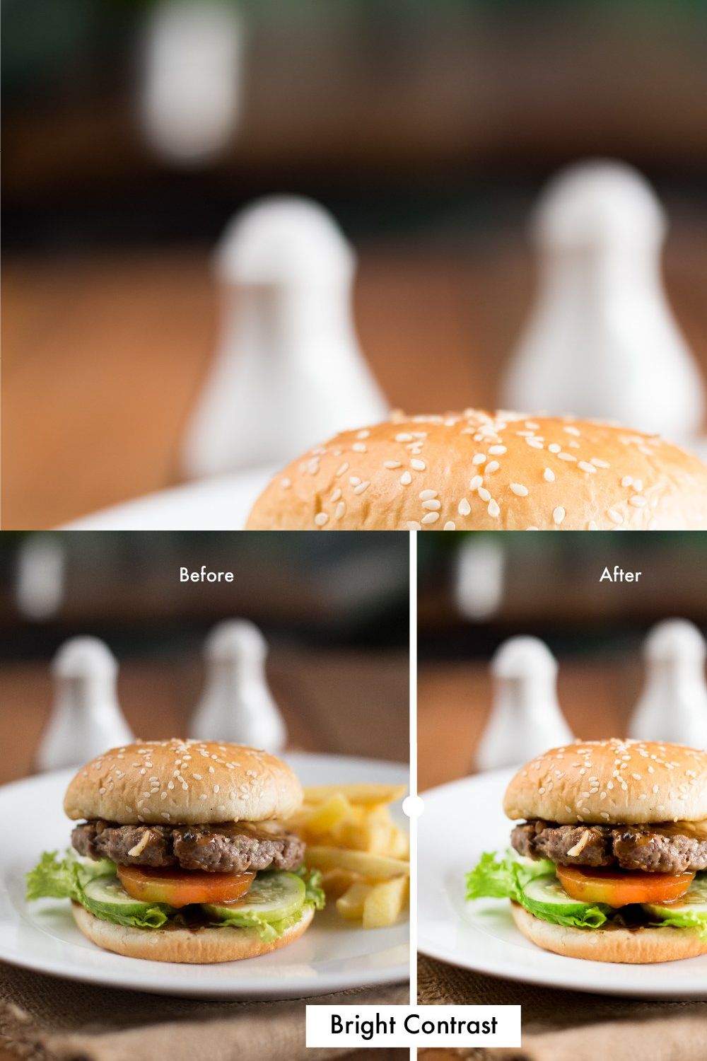 8 Pro Lightroom Preset for Food Phot pinterest preview image.