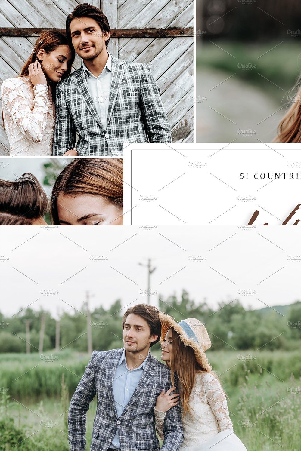 8 x Lightroom Presets, Willow pinterest preview image.